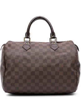 Louis Vuitton 2010 Damier Ebene Speedy 35 boston bag 31703256