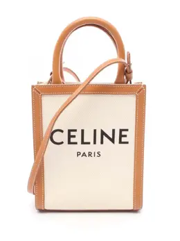 Celine 2018-2025 Mini Canvas Vertical Cabas Tote satchel 31701374