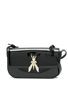 Patrizia Pepe Essential Patent Leather Shoulder Bag 31437826