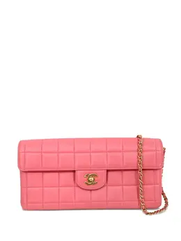Chanel 2002 East West Choco Bar Shoulder Bag, Serial Number: 7554582