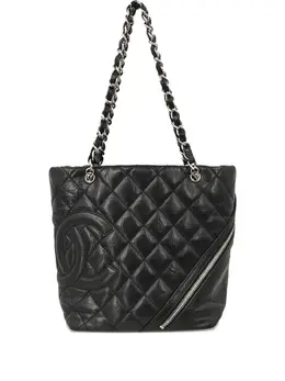 Chanel 2007 Cambon Ligne Quilted Chain Tote Bag, Art. No. 31370324