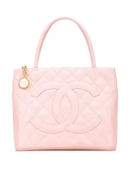 Chanel 2003-2004 Caviar Medallion Tote Bag - Serial Number: 8154981