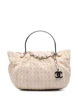 Chanel 2004-2005 Tweed Boucle Knitting Top Handle Bag, Article: 31765