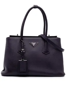 Prada 2010-2025 Saffiano Cuir Turnlock Twin satchel - Model: 31702843