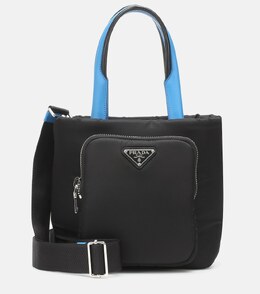Сумка-тоут из нейлона с кожаными вставками Prada, Nero+Marea p00402925 | nero+marea