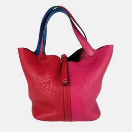 Hermes Picotin Lock MM 22 Multicolor Taurillon Clemence Leather Shoulder Bag 1192326