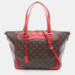 Louis Vuitton Estrella Mm Shoulder Tote Bag Monogram Brown Red 1196619