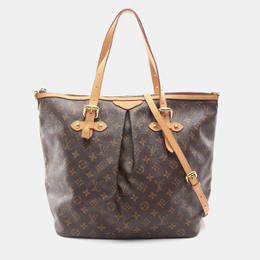 Louis Vuitton Palermo Gm Shoulder Tote Bag Monogram Canvas Brown 1196555