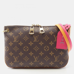 Louis Vuitton Loretta Crossbody Shoulder Bag Monogram Canvas Brown 1196616