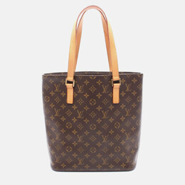 Louis Vuitton Vavin Gm Tote Bag Monogram Canvas Leather Brown 1196441