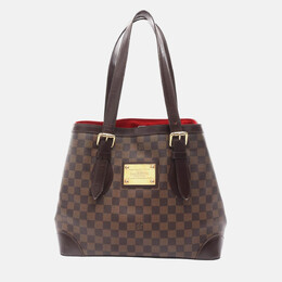 Louis Vuitton Hampstead Mm Shoulder Tote Bag Damier Ebene 1196455
