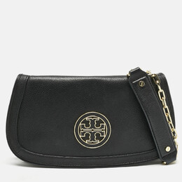 Tory Burch Black Leather Amanda Shoulder Bag 1194716