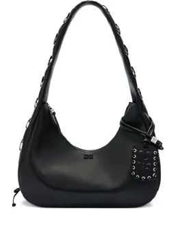Ganni Hobo medium laces shoulder bag 30540812