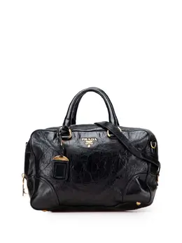 Prada 2000-2025 Vitello Shine Bauletto satchel 31719408
