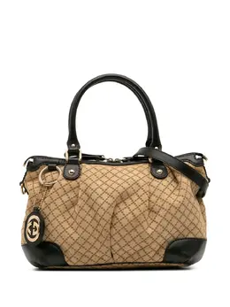 Gucci 2016-2025 Diamante Canvas Sukey satchel 31721117