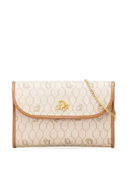 Christian Dior 20th Century Honeycomb Coated Canvas Chain crossbody bag 31719326