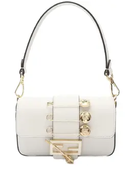 Fendi 2010-2025 Versace Vitello Seta Fendace Mini Brooch Baguette satchel 31755146