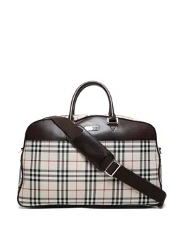 Burberry 1990s check-pattern tote bag 31667953