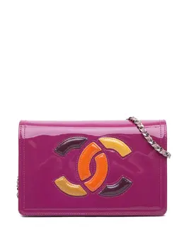 Chanel 2012 Patent CC Lipstick Wallet On Chain crossbody bag 31721048