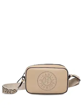 Karl Lagerfeld perforated-logo crossbody bag 28357679
