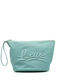 Loewe embroidered-logo cosmetic bag 20204607