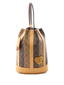 Louis Vuitton x NIGO Randonne 2021 Monogram-stripe shoulder bag 31677722