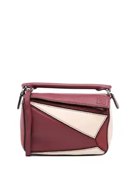 Loewe 2019 Mini Tricolor Calfskin Puzzle satchel 31720607