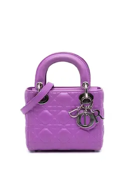 Christian Dior 2014 Mini Lambskin Cannage Lady Dior satchel 31721111
