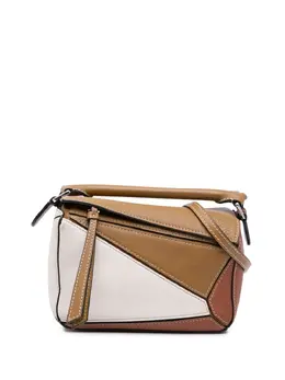 Loewe 2020 Mini Tricolor Calfskin Puzzle satchel 31721061