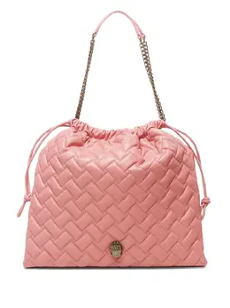 Kurt Geiger London Quilted Chain Strap Bucket Bag - Pink (Article: 31502302)