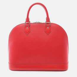 Louis Vuitton Alma MM Coquelicot Epi Leather Top Handle Bag 1196513