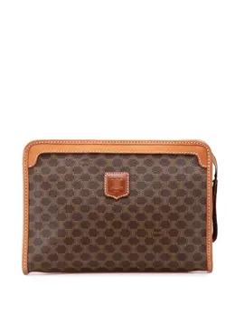 Celine 2005 Macadam Coated Canvas clutch bag 31720979