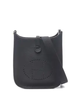 Hermes Evelyn Amazon TPM Shoulder Bag - Black Taurillon Clemence Perforated H Detail Adjustable Strap Gold Hardware - Product Code 31677825