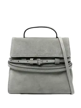 Moschino Tote Bag 31457176 Green Suede Belt Details