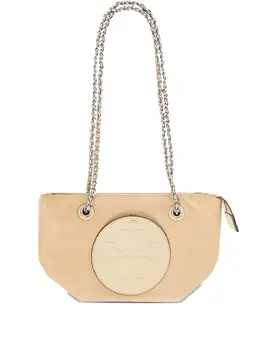 Сумка-тоут с цепочкой и нашивкой-логотипом Tory Burch, нейтральный 31501877 | нейтральные цвета