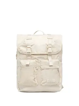 Eastpak Backpack 30714207 Off-White Flap Closure With External Pockets And Padded Back Panel