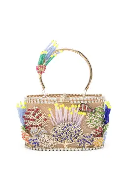 Rosantica mini Holli Marina beaded bucket bag 31034708
