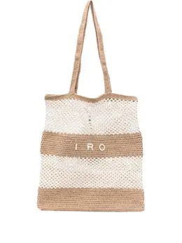 Iro striped crochet tote bag 31364682