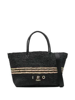 Iro raffia striped shoulder bag 31365273