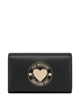 Love Moschino heart-plaque chain shoulder bag 31028136