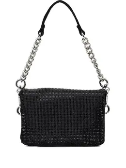Сумка через плечо с украшением из ореховых кристаллов Juicy Couture, черный 30774941 | черный