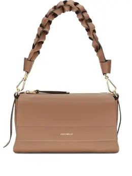 Coccinelle Boheme braided-handle calf-leather shoulder bag 31575890