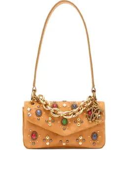 Roberto Cavalli stone-embellished shoulder bag 30634163