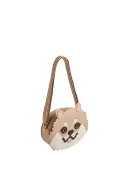 Molo Pomeranian Bag 28356186 - Beige Single Shoulder Strap All-Around Zip Fastening, Internal Pocket