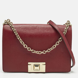 Furla Red Leather Mimi Shoulder Bag 1198650