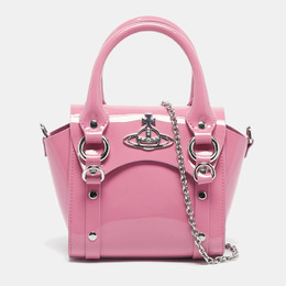 Vivienne Westwood Mini Betty Tote Bag - Pink Patent Leather