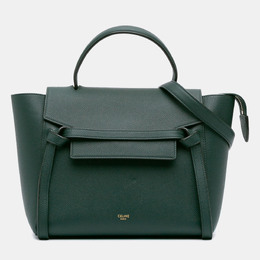 Celine Green Micro Grained Calfskin Belt Bag SBCG-GREEN-MICROGRAINEDCALFSKIN-BELTBAG-1197245