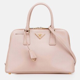 Prada Pink Medium Saffiano Lux Promenade Satchel 1197240
