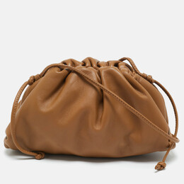 Bottega Veneta Brown Leather The Mini Pouch Bag 1197061