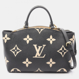Louis Vuitton Petit Palais PM Bicolor Black Monogram Empreinte Leather Shoulder Bag 1196789